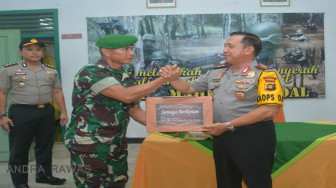 Kunker ke Tebo, Polda Jambi Sambangi Kompi Batalyon