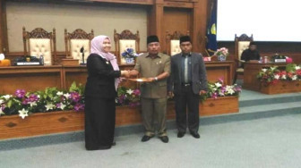 DPRD Muarojambi Gelar Paripurna Penyampaian Rancangan APBD 2019