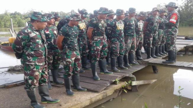 Inilah Personil yang Turut Sukseskan TMMD 103 Kodim 0419/Tanjab