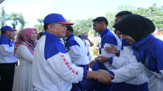 H Al Haris Lepas Kontingen Merangin