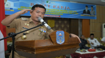 Bupati Merangin Buka Raker Kades Semester II 2018