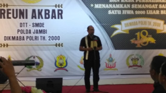 Karo SDM Polda Jambi Hadiri Reuni Almuni Dekmaba Polri 