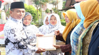 Pemkab Merangin Gelar Upacara HUT PGRI ke-73