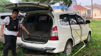 Polisi Temukan Toyota Milik Dufi di Lampung