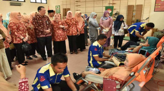 Peringati Ultah, DWP Gelar Donor Darah dan Tes IVA