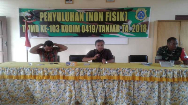 Program Non Fisik TMMD, Sosialisasi Pentingnya Pendataan Jiwa