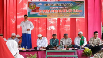 Peringati Hari Jadi Desa Pasar, Diisi Dengan Doa Bersama