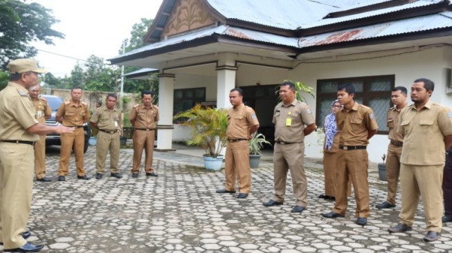 Wabup Merangin Apel di Dinas Pariwisata