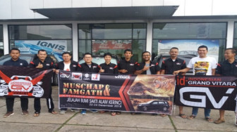 Jelajahi Bumi Sakti Alam Kerinci, Rombongan Grand Vitara Lakukan Baksos ke Panti Asuhan