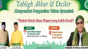 Malam Pergantian Tahun, Bupati Safrial Ajak Warga Zikir Bersama