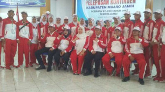 Bupati Nilai Panitia tidak Siap saat Acara Pelepasan Kontigen ke Porprov Jambi
