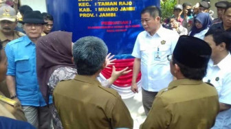 Menteri ESDM Resmikan Sumur Bor di Kemingking