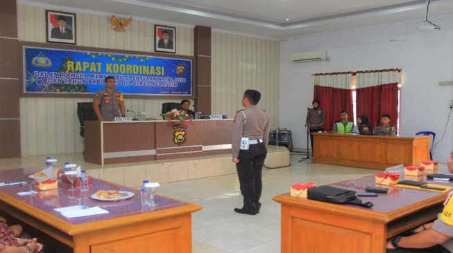 246 Personil Gabungan Diterjunkan Amankan Natal Dan Tahun Baru