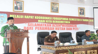 Wabup Merangin Buka Rakor Forkopimda