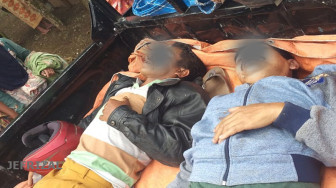 Tabrakan Sesama Motor, Tiga Korban Luka Berat