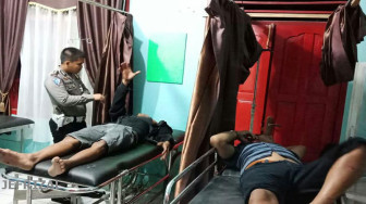 Minibus Tabrak Tiang Listrik, Dua Korban Luka Berat