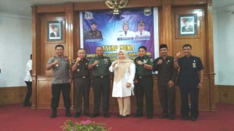Bupati Masnah Sambut Kedatangan Danrem 042/Gapu