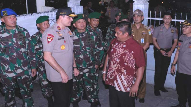Wakapolda Jambi, Kasrem 042/Gapu dan Forkompinda Tinjau Perayaan Malam Natal