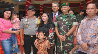 Kapolda Jambi dan Danrem 042/Gapu Pantau Malam Perayaan Natal