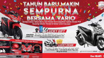 Tahun Baru Beli Honda Bertabur Hadiah