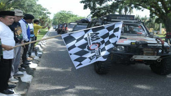 Bupati H Al Haris Lepas Merangin Off Road