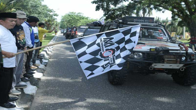 Bupati H Al Haris Lepas Merangin Off Road