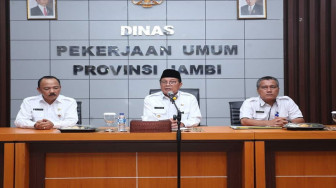 Plt Gubernur Jambi Apresiasi Suasana Kerja Dinas PUPR