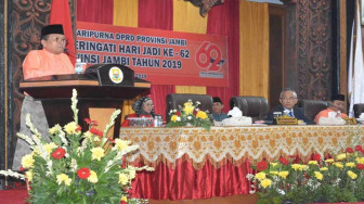 Rapat Paripurna HUT ke 62 Provinsi Jambi Terasa Istimewa