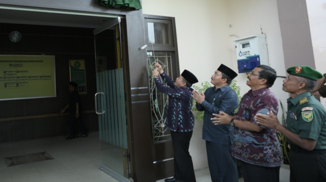 H Al Haris Resmikan Zona Bebas dari Korupsi