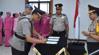 Polda Jambi Gelar Sertijab Dir Reskrimum, Kapolresta Jambi dan Kabid Propam
