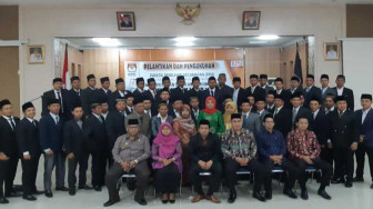 KPUD Merangin Lantik 48 PPK se-Kabupaten Merangin