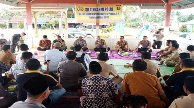Jelang Pemilu Serentak, Polres Merangin Rangkul Masyarakat