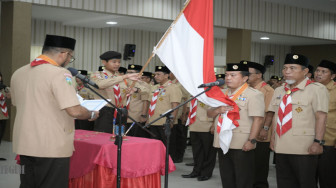 Ketua Mabicab Pramuka Merangin Dikukuhkan