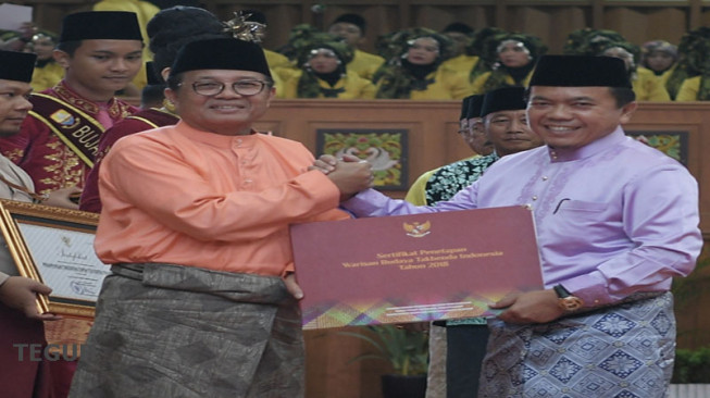 Merangin Raih Penghargaan Sertifikat Warisan Budaya Takbenda