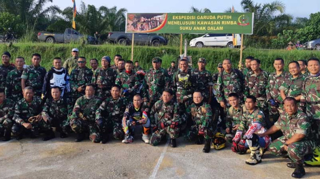 Danrem 042/ Gapu Pimpin Ekspedisi Garuda putih