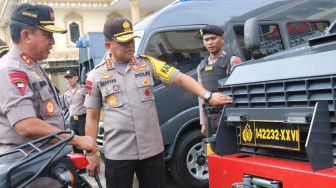 Kalemdiklat Polri Pimpin Apel Kesiapan Pasukan OMB
