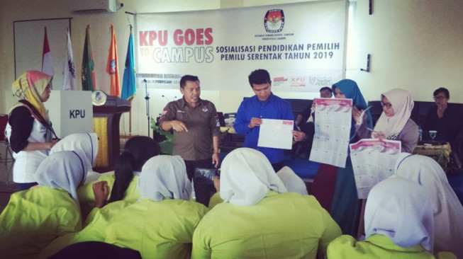 KPU dan Kopipede Goes To Campus, Deklarasi Tolak Golput