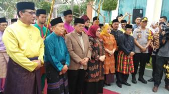 Tiba di Jambi, Fachrori  Disambut Secara Adat