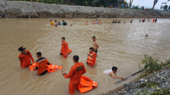 Breaking News : Bocah Sembilan Tahun Hanyut di Sungai Batang Merao