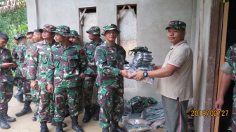 Dandim 0417/ Kerinci Tinjau Posko Satgas TMMD ke 104 di Desa Sungai Ning