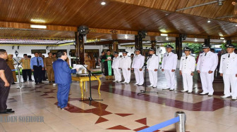 Bupati Lantik Kades dan Pejabat ASN Dijajaran Pemkab Batanghari