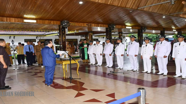 Bupati Lantik Kades dan Pejabat ASN Dijajaran Pemkab Batanghari