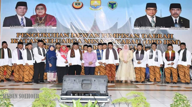 DPD Ikatan Keluarga Minangkabau Batanghari Dikukuhkan
