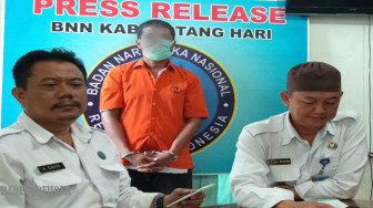 Warga Sengkati Mudo Diciduk BNN Batanghari