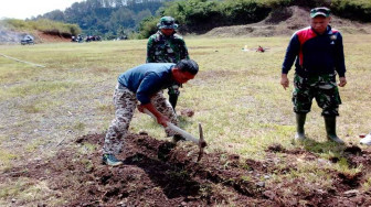 Pra TMMD ke 104, Pekerjaan Rehap Jalan Capai 500 meter