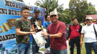 Dandim Tanjab Gelar Lomba Burung Berkicau