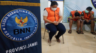 IRT Diringkus BNNP Jambi, Selundupkan Sabu Jaringan Malaysia