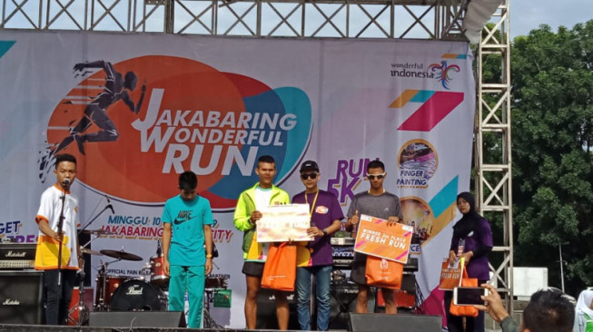 Prada Ariansyah Juara Ketiga Jakabaring Wonderful Run 2019