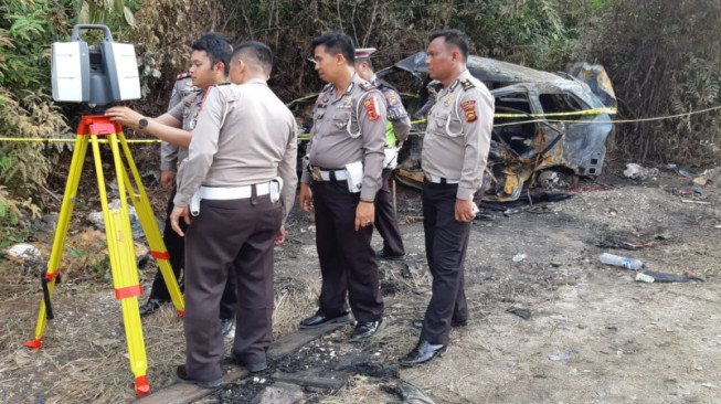 Pecah Ban Jadi Penyebab Kecelakaan, Tim TAA Dit Lantas Polda Jambi Diturunkan