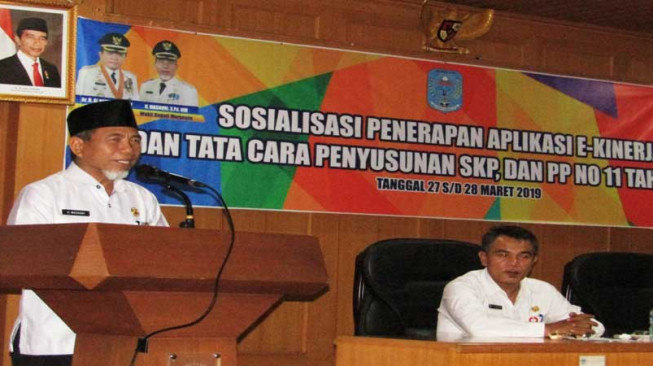 Wabup: ASN Harus Bisa Menyusun E-Kinerja dan SKP Secara Online